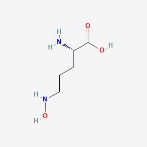 molecular formula C5H12N2O3 B1593489 N(5)-羟基-L-鸟氨酸 CAS No. 35187-58-7