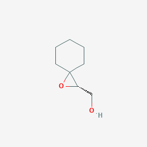 molecular formula C8H14O2 B159350 [(2S)-1-Oxaspiro[2.5]octan-2-yl]methanol CAS No. 129100-11-4