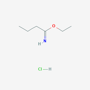 molecular formula C6H14ClNO B1593506 丁酰亚氨基乙酯盐酸盐 CAS No. 2208-08-4