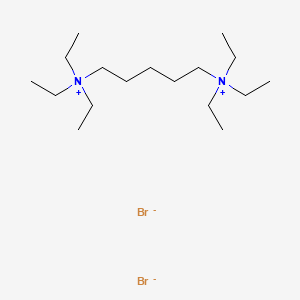 molecular formula C17H40Br2N2 B1593511 五亚甲基双(三乙基)溴化铵 CAS No. 7128-82-7