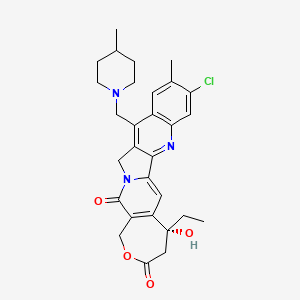 molecular formula C29H32ClN3O4 B1593514 Elomotecan CAS No. 220998-10-7