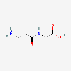 molecular formula C5H10N2O3 B1593521 β-丙氨酰甘氨酸 CAS No. 2672-88-0
