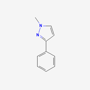 molecular formula C10H10N2 B1593523 1-甲基-3-苯基-1H-吡唑 CAS No. 3463-26-1