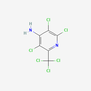 molecular formula C6H2Cl6N2 B1593526 4-氨基-3,5,6-三氯-2-(三氯甲基)吡啶 CAS No. 5005-62-9