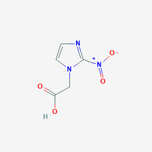 molecular formula C5H5N3O4 B1593568 2-(2-硝基-1H-咪唑-1-基)乙酸 CAS No. 22813-32-7