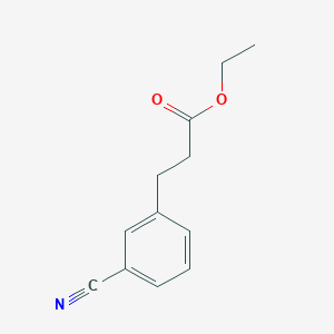 molecular formula C12H13NO2 B159357 Ethyl 3-(3-cyanophenyl)propanoate CAS No. 10036-20-1