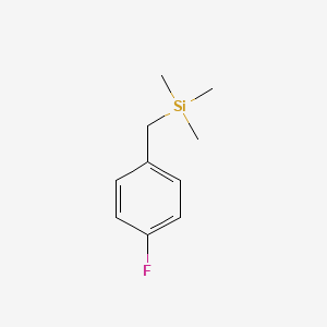 molecular formula C10H15FSi B1593584 [(4-Fluorophenyl)methyl](trimethyl)silane CAS No. 706-25-2