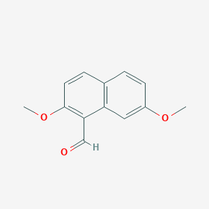 molecular formula C13H12O3 B1593586 2,7-Dimethoxy-1-naphthaldehyde CAS No. 51385-93-4