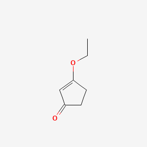 molecular formula C7H10O2 B1593588 3-乙氧基环戊-2-烯-1-酮 CAS No. 22627-70-9