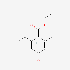molecular formula C13H20O3 B1593593 3-Methyl-5-isopropyl-4-carbethoxy-2-cyclohexene-1-one CAS No. 24079-95-6