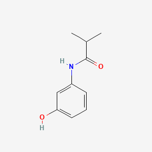 molecular formula C10H13NO2 B1593614 N-(3-hydroxyphenyl)-2-methylpropanamide CAS No. 55791-88-3