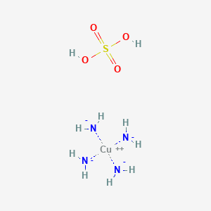 molecular formula CuH10N4O4S-2 B1593645 Tetraamminecopper(2+) sulfate CAS No. 14283-05-7