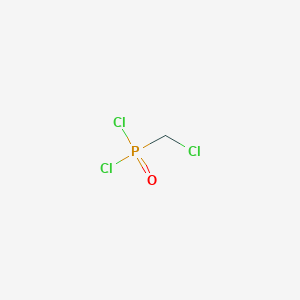 molecular formula CH2Cl3OP B159367 Phosphonic dichloride, (chloromethyl)- CAS No. 1983-26-2