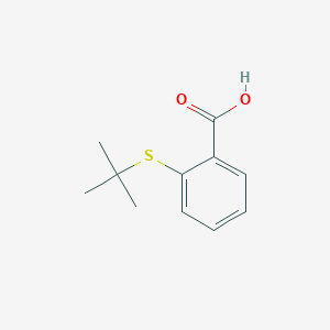 molecular formula C11H14O2S B1593673 2-叔丁基硫基苯甲酸 CAS No. 7611-60-1