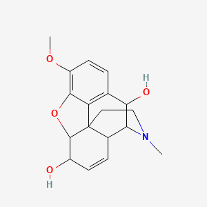 molecular formula C18H21NO4 B1593678 10-Hydroxy-codeine CAS No. 1777-89-5