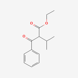 molecular formula C14H18O3 B1593680 Ethyl 2-benzoyl-3-methylbutanoate CAS No. 25491-47-8