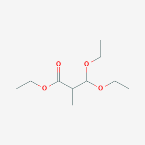 molecular formula C10H20O4 B1593681 Ethyl 3,3-diethoxy-2-methylpropanoate CAS No. 36056-90-3