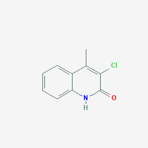 molecular formula C10H8ClNO B1593690 3-chloro-4-methyl-1H-quinolin-2-one CAS No. 502142-56-5