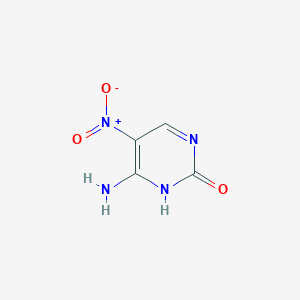 molecular formula C4H4N4O3 B1593693 5-硝基胞嘧啶 CAS No. 69099-99-6