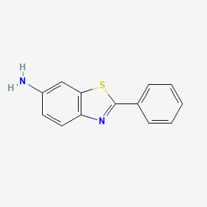 molecular formula C13H10N2S B1593706 2-Phenyl-benzothiazol-6-ylamine CAS No. 6392-97-8