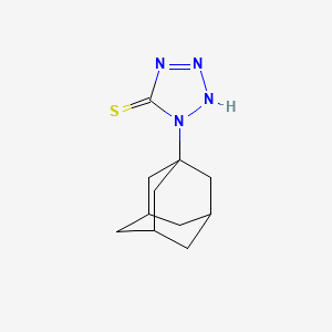 molecular formula C11H16N4S B1593708 1-(1-Adamantyl)-5-mercaptotetrazol CAS No. 58473-97-5