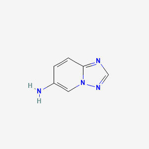 molecular formula C6H6N4 B1593710 [1,2,4]Triazolo[1,5-a]pyridin-6-amine CAS No. 31052-94-5