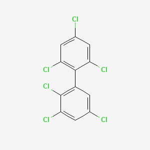 molecular formula C12H4Cl6 B1593728 2,2',3,4',5,6'-Hexachlorobiphenyl CAS No. 74472-41-6
