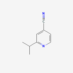 molecular formula C9H10N2 B1593742 2-(Isopropyl)isonicotinonitrile CAS No. 33538-10-2
