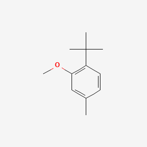 molecular formula C12H18O B1593755 Benzene, 1-(1,1-dimethylethyl)-2-methoxy-4-methyl- CAS No. 88-40-4