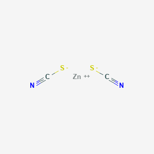 molecular formula Zn(SCN)2<br>C2N2S2Zn B1593759 硫氰酸锌 CAS No. 557-42-6