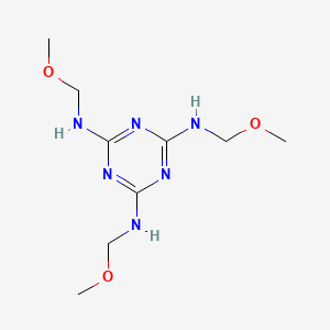 molecular formula C9H18N6O3 B1593765 N,N',N''-Tris(methoxymethyl)-1,3,5-triazine-2,4,6-triamine CAS No. 2420-27-1