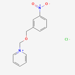 molecular formula C13H13ClN2O3 B1593767 1-(((3-硝基苄基)氧)甲基)吡啶-1-鎓氯化物 CAS No. 3009-13-0