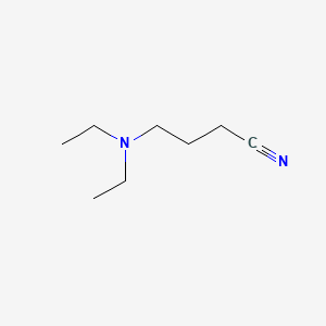 molecular formula C8H16N2 B1593783 4-(二乙基氨基)丁腈 CAS No. 5336-75-4
