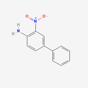 molecular formula C12H10N2O2 B1593788 3-硝基-4-联苯胺 CAS No. 4085-18-1