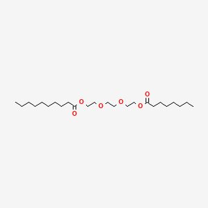 molecular formula C24H46O6 B1593793 Caprylate-caprate de triéthylène glycol CAS No. 7346-78-3