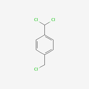 molecular formula C8H7Cl3 B1593795 1-(Chloromethyl)-4-(dichloromethyl)benzene CAS No. 7398-44-9