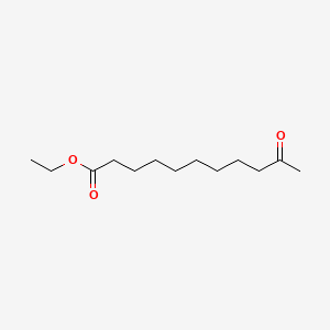 molecular formula C13H24O3 B1593811 Undecanoic acid, 10-oxo-, ethyl ester CAS No. 36651-38-4
