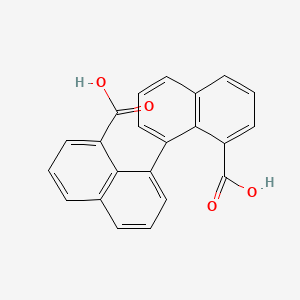 molecular formula C22H14O4 B1593820 [1,1'-Binaphthalene]-8,8'-dicarboxylic acid CAS No. 29878-91-9