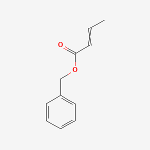molecular formula C11H12O2 B1593827 2-Butenoic acid, phenylmethyl ester CAS No. 65416-24-2