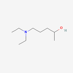 molecular formula C9H21NO B1593837 5-二乙基氨基-2-戊醇 CAS No. 5412-69-1