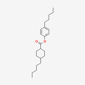 molecular formula C23H36O2 B1593842 4-Pentylphenyl 4-pentylcyclohexanecarboxylate CAS No. 67589-72-4