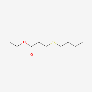 molecular formula C9H18O2S B1593865 Propanoic acid, 3-(butylthio)-, ethyl ester CAS No. 68298-26-0