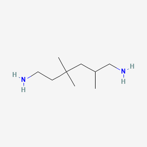 molecular formula C9H22N2 B1593901 2,4,4-Trimethylhexane-1,6-diamine CAS No. 3236-54-2