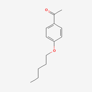 B1593914 Ethanone, 1-[4-(pentyloxy)phenyl]- CAS No. 5467-56-1