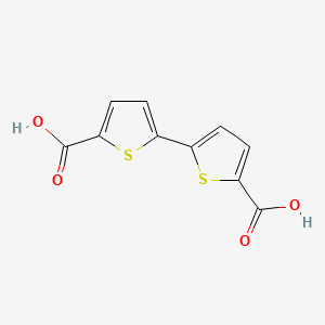 molecular formula C10H6O4S2 B1593934 [2,2'-Bithiophene]-5,5'-dicarboxylic acid CAS No. 3515-34-2