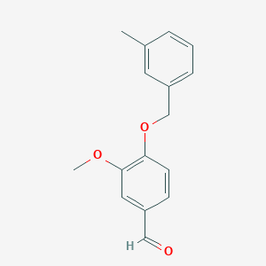 B1593935 3-Methoxy-4-[(3-methylbenzyl)oxy]benzaldehyde CAS No. 292173-01-4