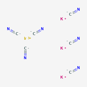 B1593943 Iridate(3-), hexakis(cyano-kappaC)-, tripotassium, (OC-6-11)- CAS No. 20792-41-0