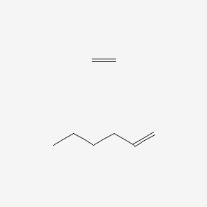 B1593944 1-Hexene, polymer with ethene CAS No. 25213-02-9