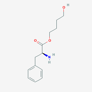 molecular formula C13H19NO3 B159396 Phenylalanine 4-hydroxybutyl ester CAS No. 136680-70-1