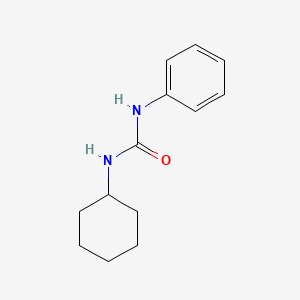molecular formula C13H18N2O B1593960 N-环己基-N'-苯基脲 CAS No. 886-59-9
